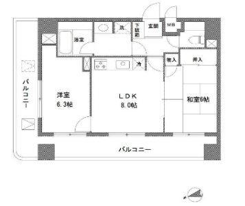 ラヴィータ谷塚駅前Ⅰ 間取り