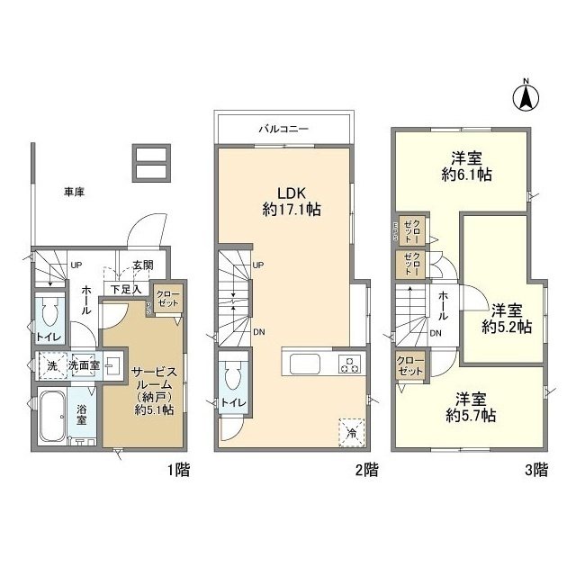 Kolet東浦和 間取り図