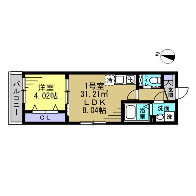 RUTILE吉川美南 間取り図