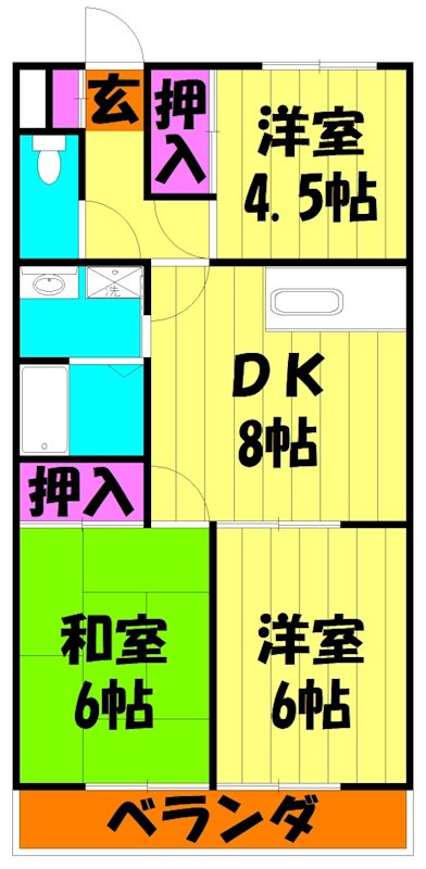パークサイド 間取り図