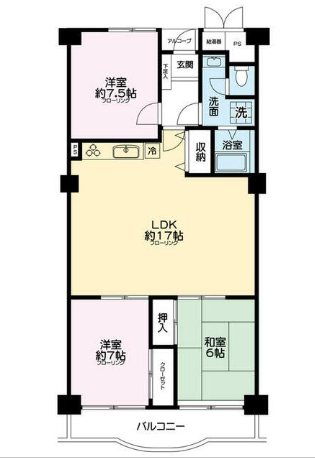 コーポ南越谷　 間取り図