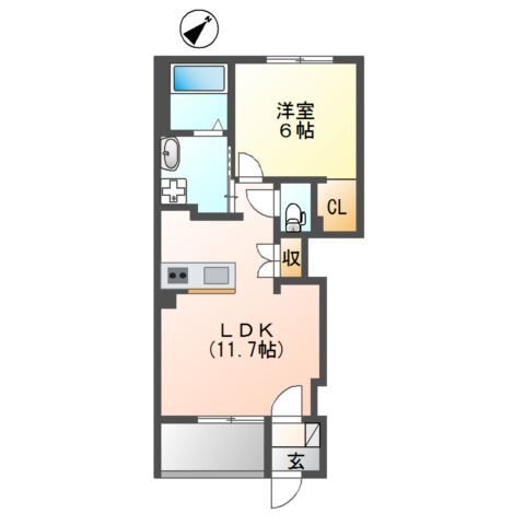 アクアヴィラ 間取り図