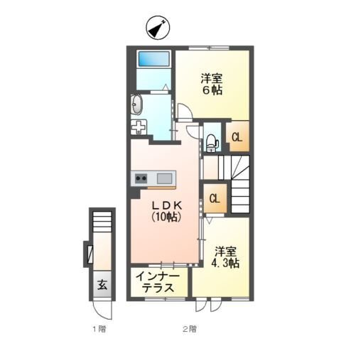 アクアヴィラ 間取り図