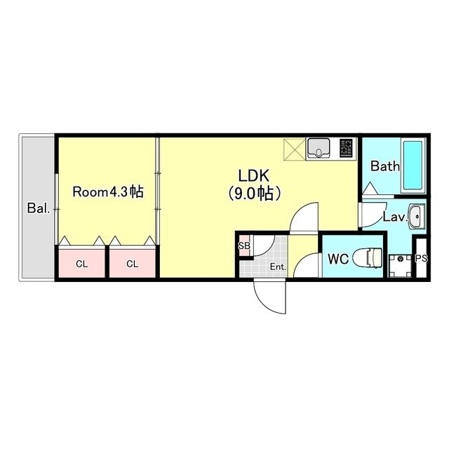 ジーメゾン春日部花積 間取り図