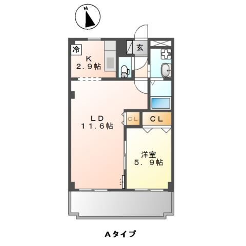 メゾン・ド・グレース　弐番館 間取り図