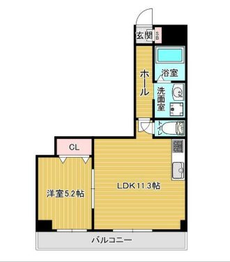 キャピタルプラス 間取り図