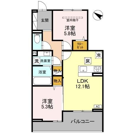 サイカチ 間取り図