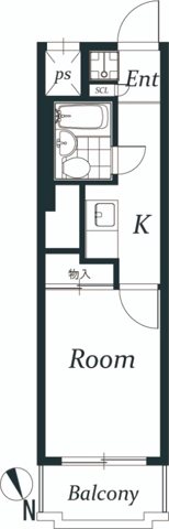 ベル島田 間取り図