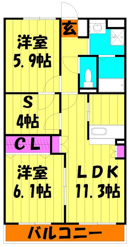 ランドロードU　 間取り図