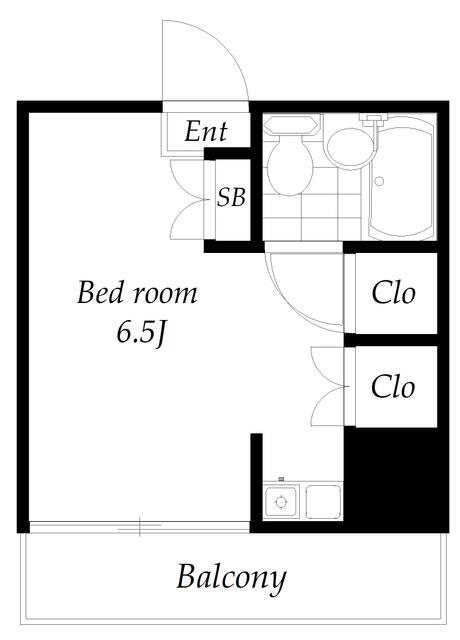 クレストセンバ 間取り図