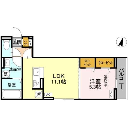 アドラブール　A棟 間取り図