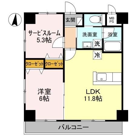 Freesia 間取り図