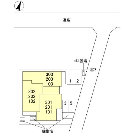 アドラブール　B棟 玄関