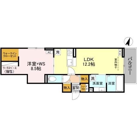 アドラブール　B棟 間取り図