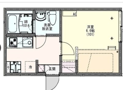 リディアコート北越谷 間取り図