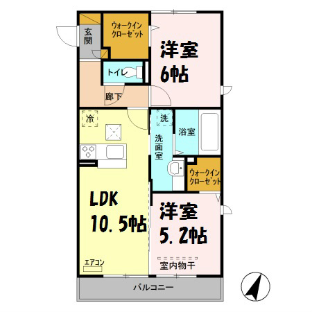 ロイジェントパークスレイクタウン　Q 間取り図