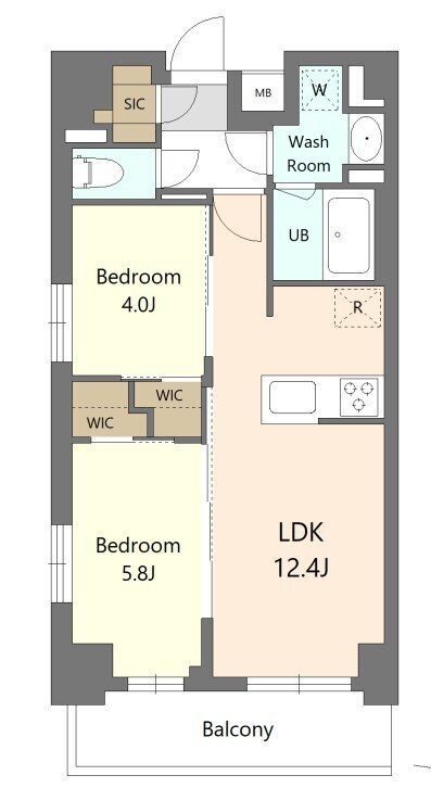 S-RESIDENCE東浦和agua 間取り