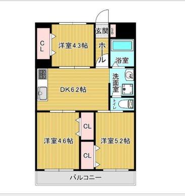 キャピタルプラス 間取り図
