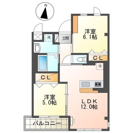 グレース北越谷 間取り図