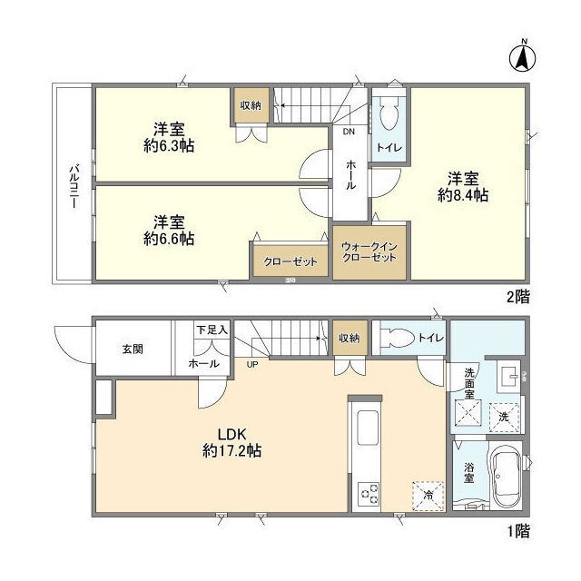 Kolet一ノ割  間取り図