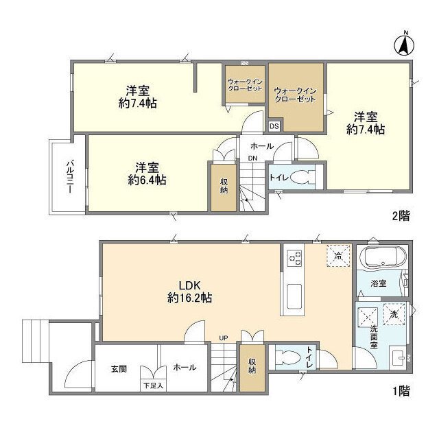 Kolet一ノ割  間取り図