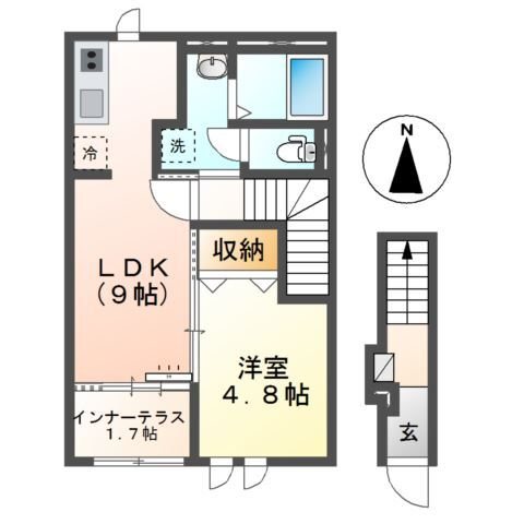 T-5テラス 間取り図