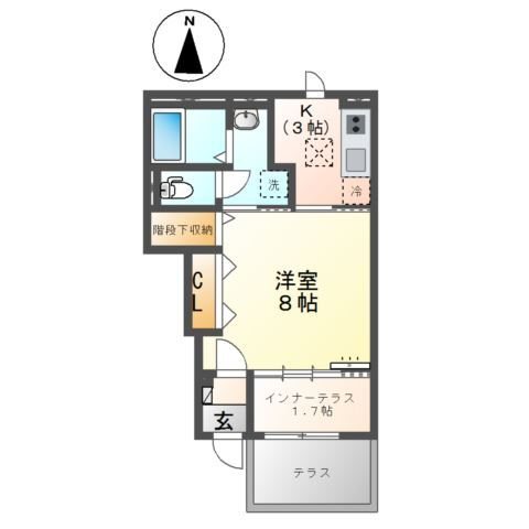 T-5テラス 間取り図