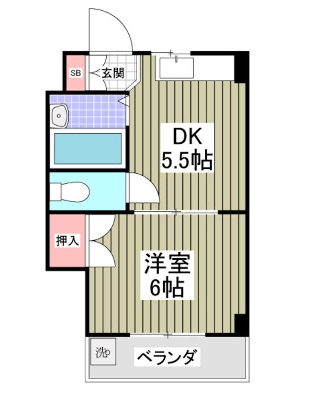 リュミエ越谷 間取り図