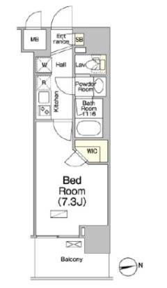 ソライエアイル草加 間取り図