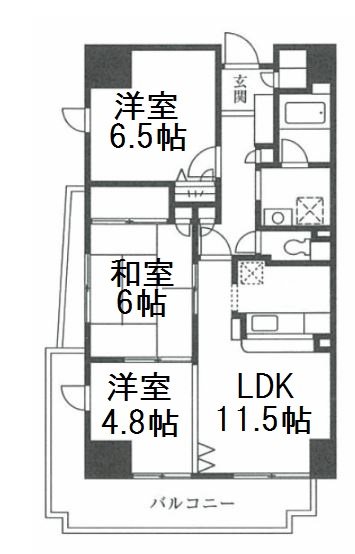 パウロニアビューコート 間取り