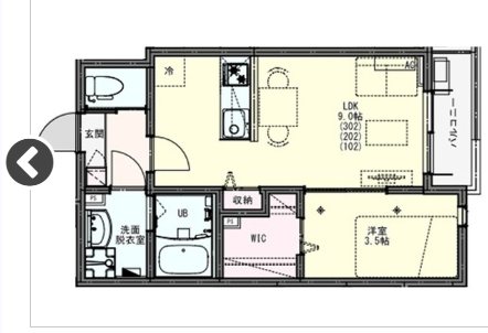 KEIAI　RESIDENCE　北越谷  間取り図