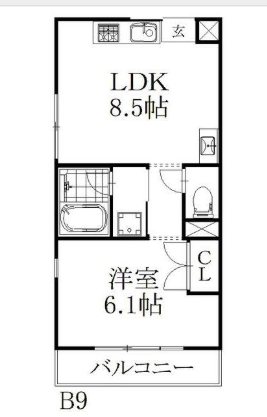 The　Orchard　Yahaata  間取り