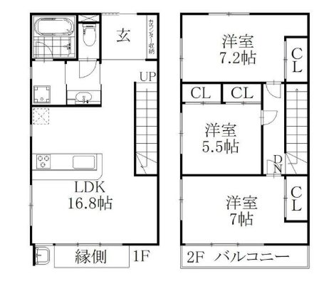 The　Orchard　Yahaata 間取り図
