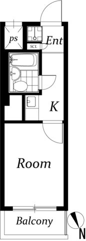 ベル島田 間取り図