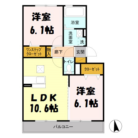 レイクガーデン 間取り図