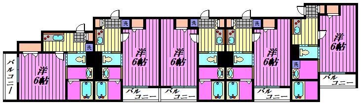 （新築）Mark　Duo吉川 間取り