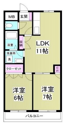 goodyⅢ 間取り図