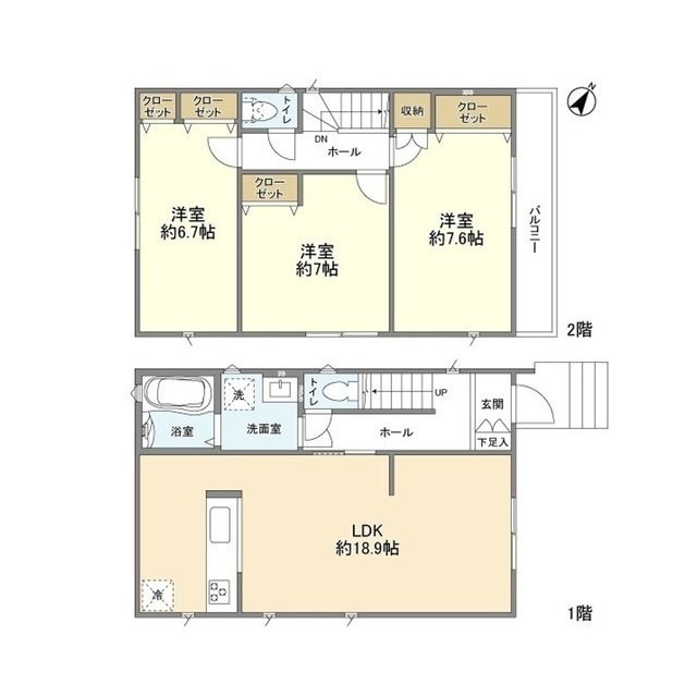 Kolet南桜井 間取り図
