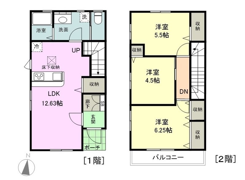 リーブルファイン南桜井2 間取り