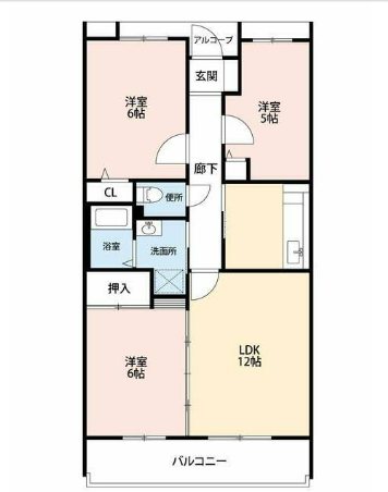 ヴィラ・サンパティークⅠ 間取り図