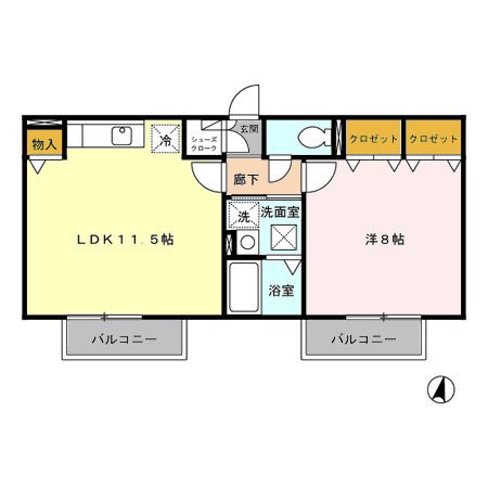 レセンテ中央 間取り