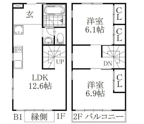 The　Orchard　Yahaata  間取り