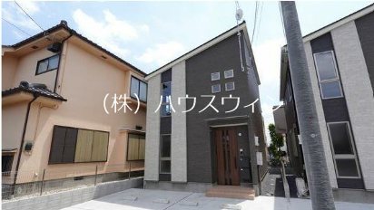 草加市金明町貸家 ベランダ