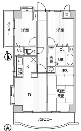 リレント谷塚 間取り