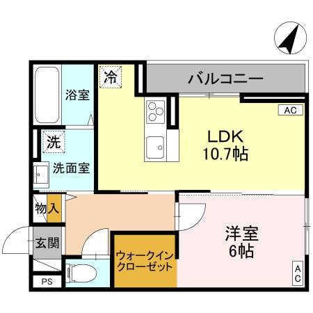D-ROOM大房PJ　A棟 間取り