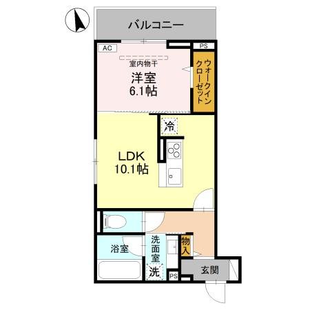 (仮称）D-ROOM春日部大場 間取り