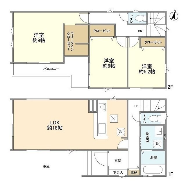4240草加市苗塚町5期1棟１号棟 間取り