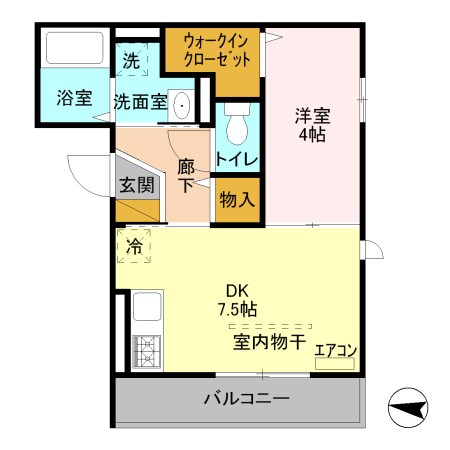 charmant court M's Ⅲ 間取り