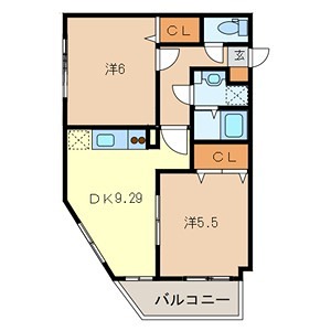 シャルロット南越 間取り