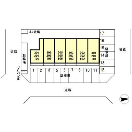 リヴィエール 駐車場
